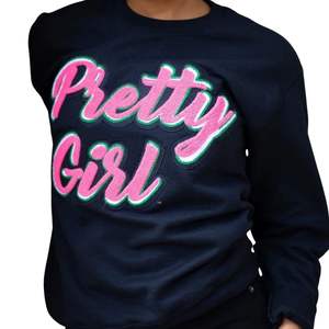 Sweat-shirt noir unisexe à col rond pour femme, imprimé graphique, coton de qualité supérieure, élégant, confortable, décontracté, à porter au quotidien - Product Image 2