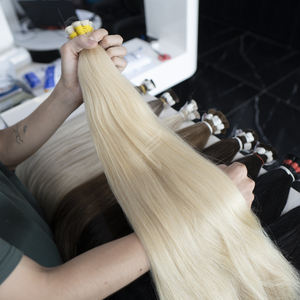 Paquetes de tejido Cabello humano Paquetes de cabello humano crudo La más alta calidad India para salones - Product Image 1