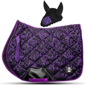 Ensemble de coussin de selle à fleurs dorées/ensemble de coussin de selle à Sublimation sschabracke avec cordon doré doublure en bambou rempli de polyester - Product Image 4