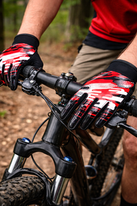 ถุงมือปั่นจักรยานแบบกำหนดเองพร้อมผ้ากันลื่นระบายอากาศได้ดี รับผลิตแบบ OEM แบรนด์ส่วนตัว อุปกรณ์กีฬา จำหน่ายจำนวนมาก - Product Image 3