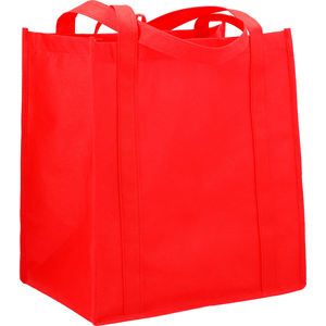 Sac fourre-tout jaune en PP non tissé, taille moyenne, motif lettres, soufflet profond, poignée renforcée, bandoulière, personnalisable avec impression - Product Image 6