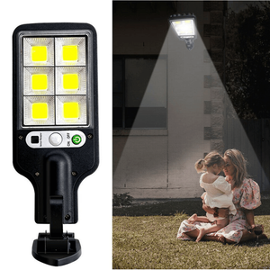Lampada da parete solare a LED 600W giardino esterno di sicurezza Street Yard lampada con sensore di movimento per uso residenziale e commerciale - Product Image 2