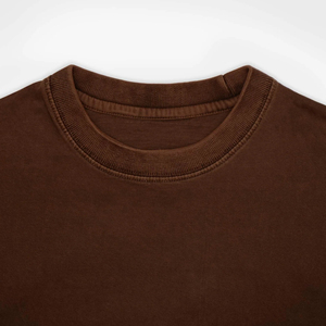 T-shirt Oversize da Uomo Tonalità Terra in Cotone Pesante Vestibilità Rilassata Boxy Stile Streetwear Fornitore all'Ingrosso - Product Image 3