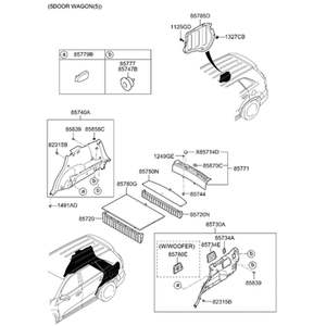 Sorento Nouvelles pièces et accessoires pour voitures et camions 857202P011VA - Product Image 2