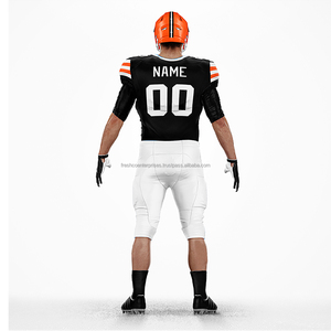 2025 Customized American Football <b>Padded</b> Uniforms Breathable Plus Size Short Sleeve High Quality Jersey - Product Image 3
