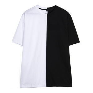 Camiseta de Hombre de Alta Calidad, Personalizada, Talla Grande, Tejido Sólido, Impresión Serigráfica, Transpirable, 100% Algodón, Verano, Venta al Por Mayor - Product Image 1