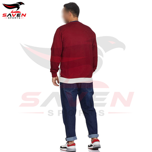 Wholesale Winter Warm Men <b>Sweatshirt</b> Thick Brushed Fleece Custom Logo <b>Plain</b> Crewneck Long Sleeve Pullover <b>Sweatshirt</b> - Product Image 5