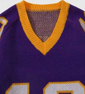 Suéter de Punto Transpirable con Diseño Gráfico, Cuello Redondo, Color Sólido, Tejido Suave, Ropa de Punto para Mujer, Otoño 2026 - Product Image 4