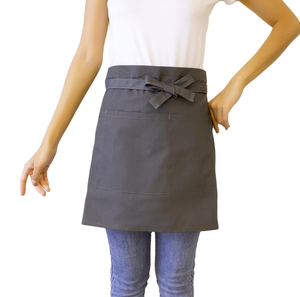 Delantal Multiusos de Cintura Media Hecho de Tela Resistente y Transpirable, Perfecto para Camareros, Panaderos y Personal de Supermercado - Product Image 3