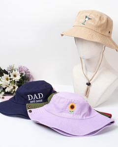 หมวกปักลายกันน้ำ ผ้าฝ้าย สำหรับเดินป่า ตั้งแคมป์ ท่องเที่ยวกลางแจ้ง ใช้ได้ทุกฤดู ของขวัญสำหรับเจ้าสาว งานเลี้ยงสละโสด - Product Image 3