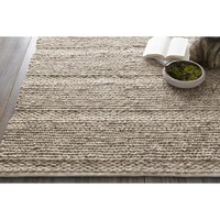 Tapis rectangulaire en coton tissé plat, couleur unie beige, lavable, pour la décoration de la maison et du salon, 1 pièce pour meubles et intérieur
