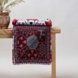 Manta Decorativa Moderna Personalizada para Sofá, Tapiz Navideño Transfronterizo con Técnica de Tejido - Product Image 6