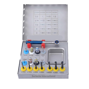 Kit de 16 Piezas de Brocas Quirúrgicas Dentales Profesionales FIDA, Instrumentos de Implantes de Acero Inoxidable, Certificación CE, Clase Manual - Product Image 6