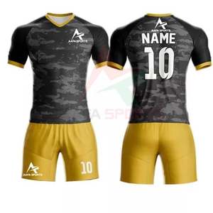 Conjunto de Uniforme de Fútbol para Hombre con Patrón de Puntos, Ribete en Contraste y Panel de Malla, con Nombre y Número Personalizados - Product Image 1