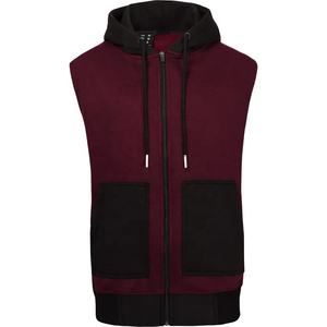 Gilet à capuche en molleton de coton pour femmes Offre Spéciale gilet zippé multicolore bouton de broderie Streetwear imperméable pour l'extérieur - Product Image 4