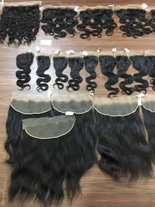 Extensions de cheveux humains vierges Remy 100% naturelles, 8-32 pouces, ondulation, tissage, fermeture frontale, perruques, toutes les couleurs, vente en gros en provenance du Vietnam - Product Image 4