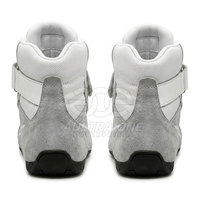 Chaussures de course automobiles imperméables légères à la cheville pour hommes, avec fermeture auto-agrippante, base antidérapante et amorti doux – Meilleures performances