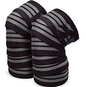 Attelles de genou sur mesure en néoprène, nylon et élasthanne, durables et très élastiques, pour le fitness et la gym - Product Image 6