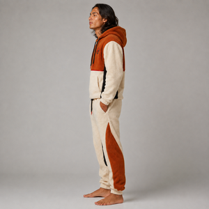 Ensemble de survêtement en polaire pour homme, vêtements décontractés, tissu doux et chaud, sweat à capuche et pantalon, coupe confortable, ensemble de survêtement en polaire de qualité supérieure pour homme - Product Image 2
