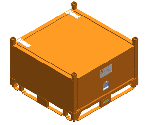 Conteneur de stockage ultime de 550 livres, mini-conteneurs avec revêtement en poudre IP65 et résistance supérieure aux chocs, cabine à outils - Product Image 5