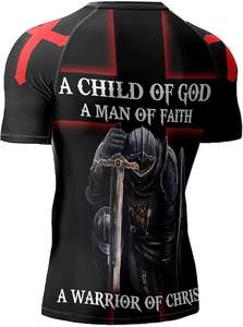 Cool Full Sublimation Polyester Manches Longues Hommes Personnalisé MMA Spider Rash Guard - Product Image 4