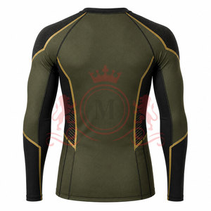 Professional <b>Compression</b> Apparel With Smooth Finish Rash Guard For Swimming Practice Rash Guard - Product Image 3