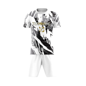 Venta Directa de Fábrica, Uniformes de Fútbol Personalizados de Primera Calidad, Último Estilo, Conjuntos de Fútbol con Nombre y Logotipo, 100% Poliéster Transpirable, Pantalones Cortos - Product Image 4