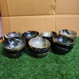 ชามทำมือจากเขาควายแท้สุดหรู สำหรับตกแต่งและเสิร์ฟอาหาร ราคาประหยัด - Product Image 2