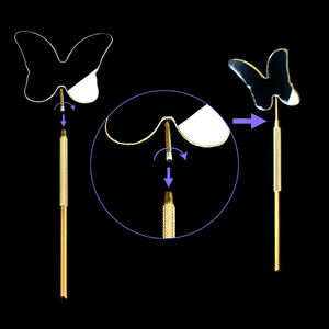 Pretty Pointed Tip Rust Free Stainless Steel Eyelash Extension <b>Mirror</b> Different Shapes for Lash Tech Artists Custom Brand Custom - Product Image 4