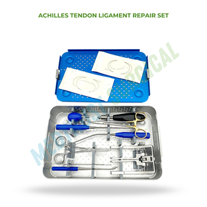 Kit de Instrumentos para Reparación del Tendón de Aquiles, Kit Quirúrgico Ortopédico para Ligamentos, Acero Inoxidable, Manual - Product Image 2