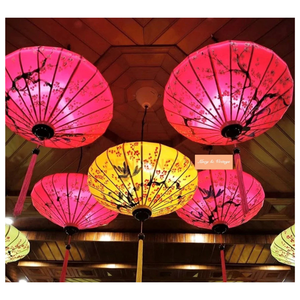 Authentic Hoi An Lanterns from Vietnam Traditional Handmade Silk Lanterns Colorful Hanging <b>Decorations</b> for Homes Hotels - Product Image 4