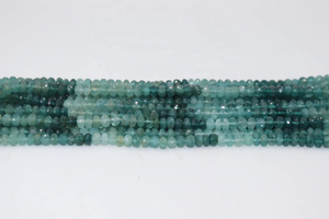 ลูกปัดคริสโซโคลลาแบบธรรมชาติพลอยเจียระไนแบบเม็ด4-5มม. หายาก - Product Image 6