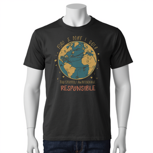T-shirt écologique en coton durable, tee-shirt décontracté, mode éthique, avec personnalisation OEM ODM - Product Image 4
