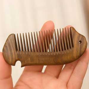 Peigne en bois naturel de haute qualité, écologique, avec taille personnalisable pour un usage domestique et quotidien, artisanat naturel - Product Image 5