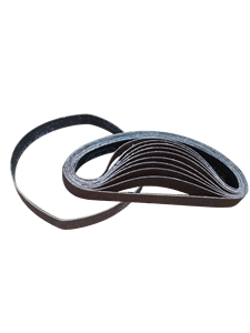 Bandes abrasives en oxyde d'aluminium 10x330mm pour ponçage du métal et du bois - Product Image 3