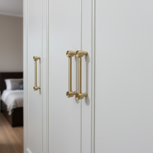 <b>Antique</b> Finish Solid Metal Brass Cabinet Door Handles Premium Furniture Pulls for <b>Wardrobe</b> and Brass Cabinet Bar Handles - Product Image 6