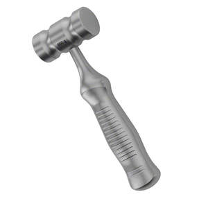 Maillet manuel allemand en acier inoxydable 660g avec tête en caoutchouc, poignée ergonomique, instruments chirurgicaux orthopédiques pour os par Dentavex - Product Image 1