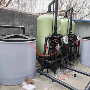 최고의 염분 제어 자동 연수기 트윈 팩 시스템 펌프 및 모터 포함 보일러용 1년 보증 - Product Image 2