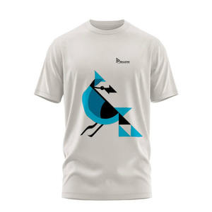 Camiseta de Hombre de Algodón 100% con Estampado Digital, Cuello Redondo, Corte Holgado, Diseño Liso con Patrón de Letras, Estilo Casual, Anti-Pilling, Transpirable, 220g - Product Image 1