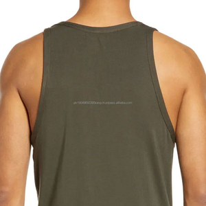 Débardeurs de dernière génération en gros, logo et design personnalisés, débardeurs unisexes de qualité supérieure, coupe ajustée pour hommes - Product Image 6