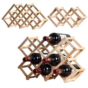 Support à bouteilles de vin circulaire multifonctionnel en fer forgé, présentoir moderne en métal pour comptoir de bar à domicile - Product Image 2