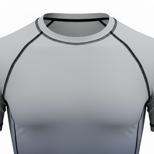 Custom sublimated rash guard shirt for men women kids MMA BJJ jiu jitsu <b>no</b> gi training durable compression wholesale swimwear - Product Image 6