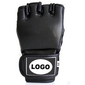 ถุงมือ MMA หนัง PU แบบยูนิเซ็กซ์ - น้ำหนักเบา สายรัดข้อมือปรับได้ ใช้กลางแจ้ง คุณภาพพรีเมียม สำหรับผู้ใหญ่ - Product Image 1