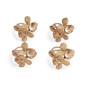 Anneau de serviette en métal moderne pour accessoires de table, décoration de mariage et service de traiteur - Product Image 3