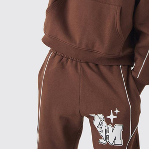 Conjunto Deportivo Oversize de Alta Calidad OEM, Sudadera Lisa, Pantalón Deportivo, Ropa Deportiva de Felpa, Ropa Deportiva de Algodón para Hombre - Product Image 5