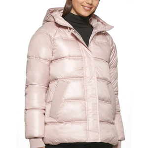 Chaqueta Acolchada para Mujer al por Mayor, de Alta Calidad, con Logotipo, Relleno de Algodón, Ecológica, de Invierno, Transpirable, de Nailon, de Secado Rápido - Product Image 1