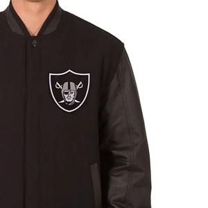 Chaqueta Varsity de Lona Personalizada para Hombre, Precio de Fábrica, Unisex, de la Mejor Calidad, Corte Ajustado, Cuello Alto, Chaquetas de Béisbol OEM para Invierno - Product Image 2