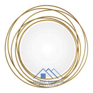 Espejo de decoración de pared contemporáneo de último diseño para decoraciones de sala de estar 2025 recién llegado espejo de decoración de pared de hierro y Metal - Product Image 1