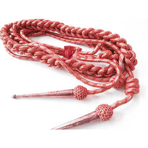 สายสะพายไนลอนสีเขียวแบบถักพร้อมปลายหุ้ม สำหรับใช้กับเครื่องแบบ - Product Image 4