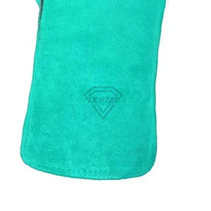Gants de soudage en cuir croûte personnalisés, résistants à la chaleur, gants de travail de sécurité, gants de protection industriels, fabricant OEM - Product Image 2